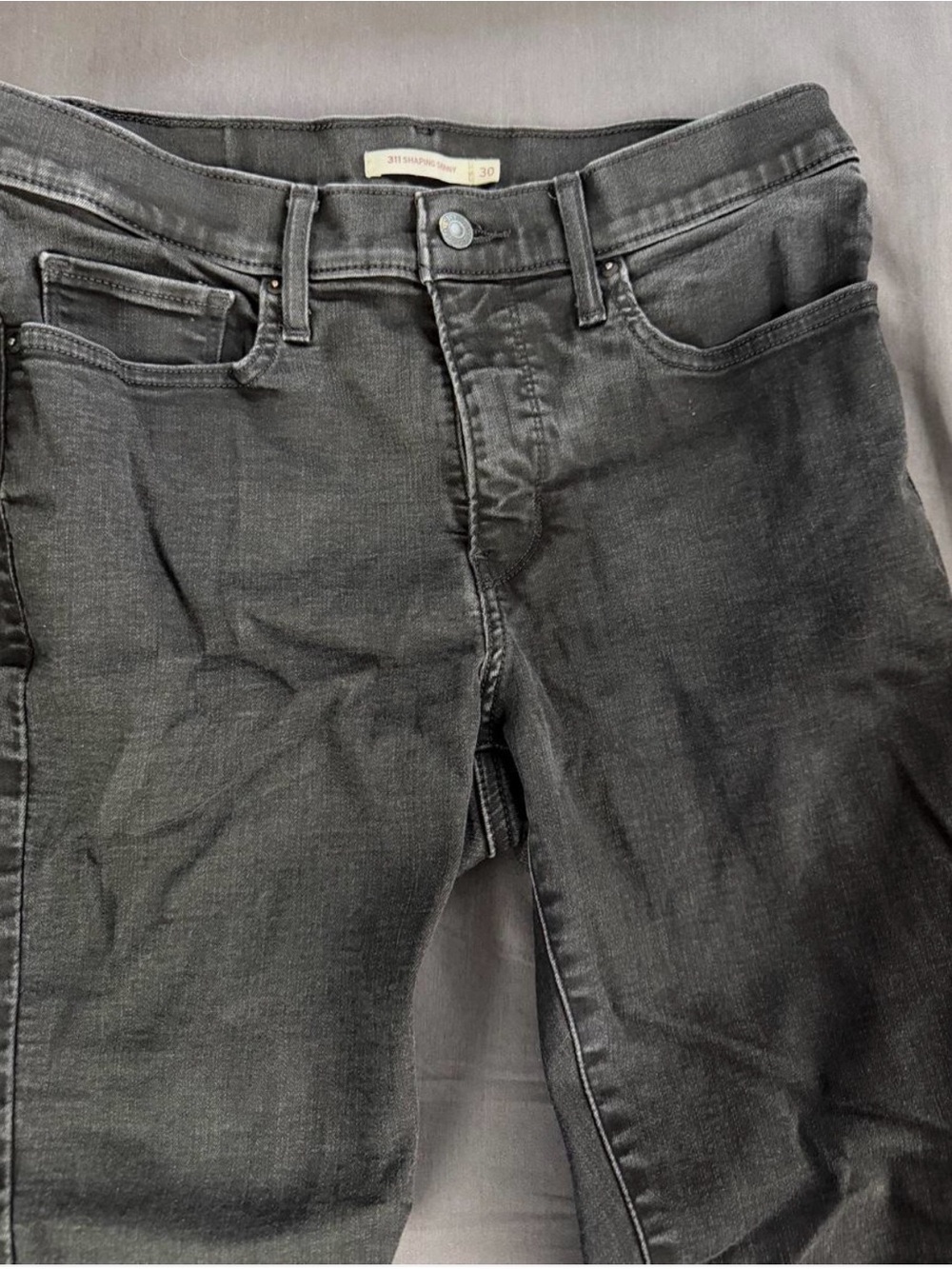 Women's Black Levi’s 311 Shaping Skinny Jeans Size 30